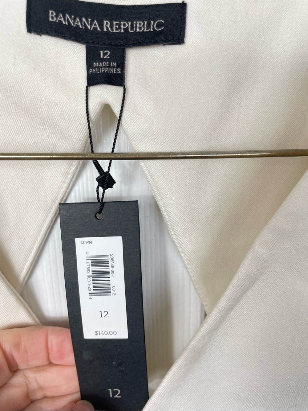 New $140 BANANA REPUBLIC Sloan 12‎ Large Colorblock Cutout Sheath Dress - Picture 10 of 10